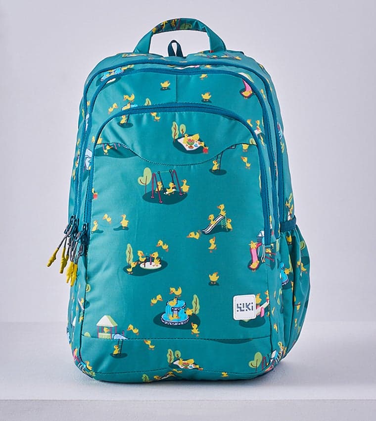 Wiki Champ 5 Ducks Green Backpack - Image 1