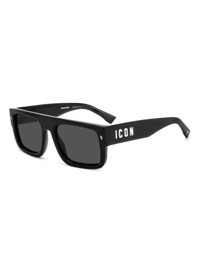 Icon 0008/S Rectangular Flat Top Sunglasses - Image 1