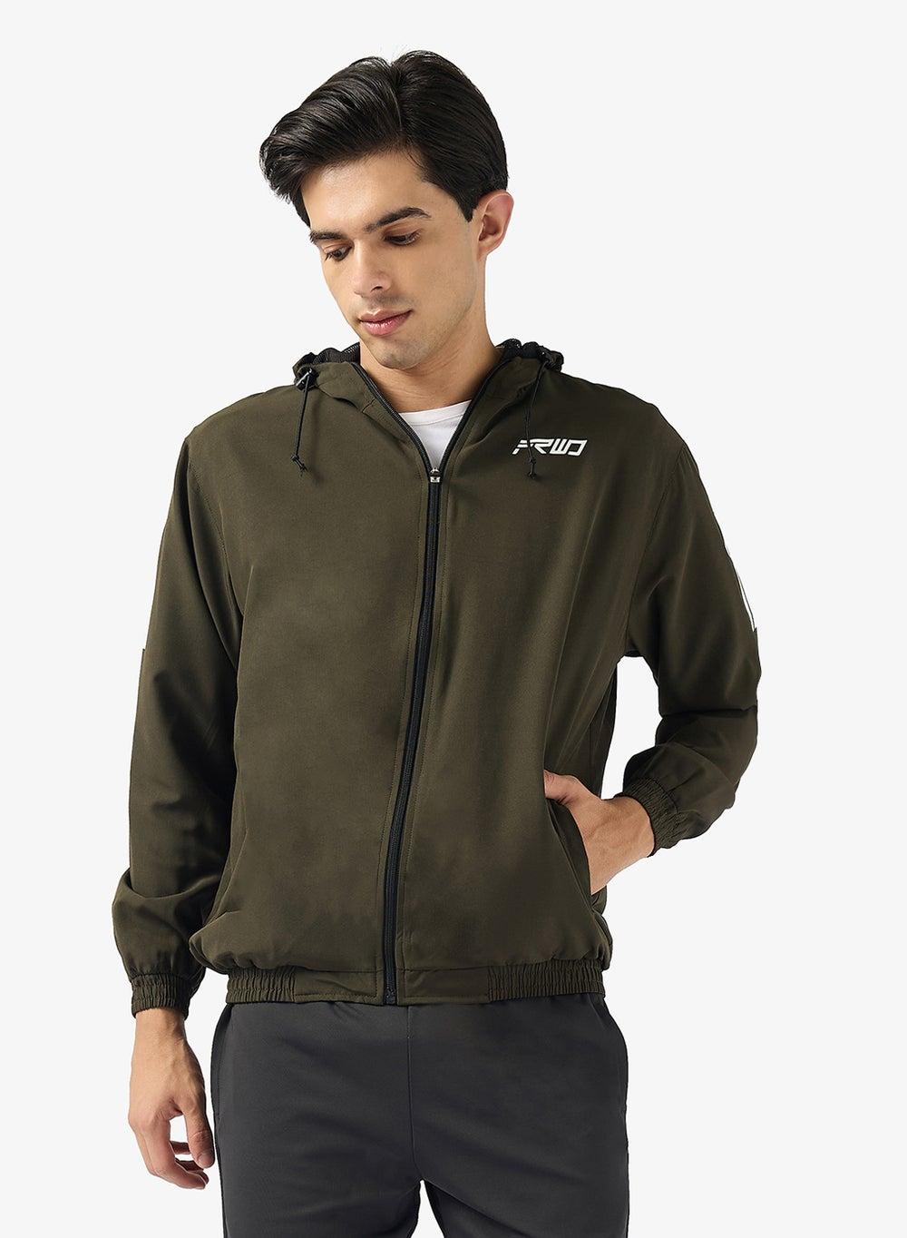 Athleisure Essential Green Training Track Jacket AD JK 318 - Image 1