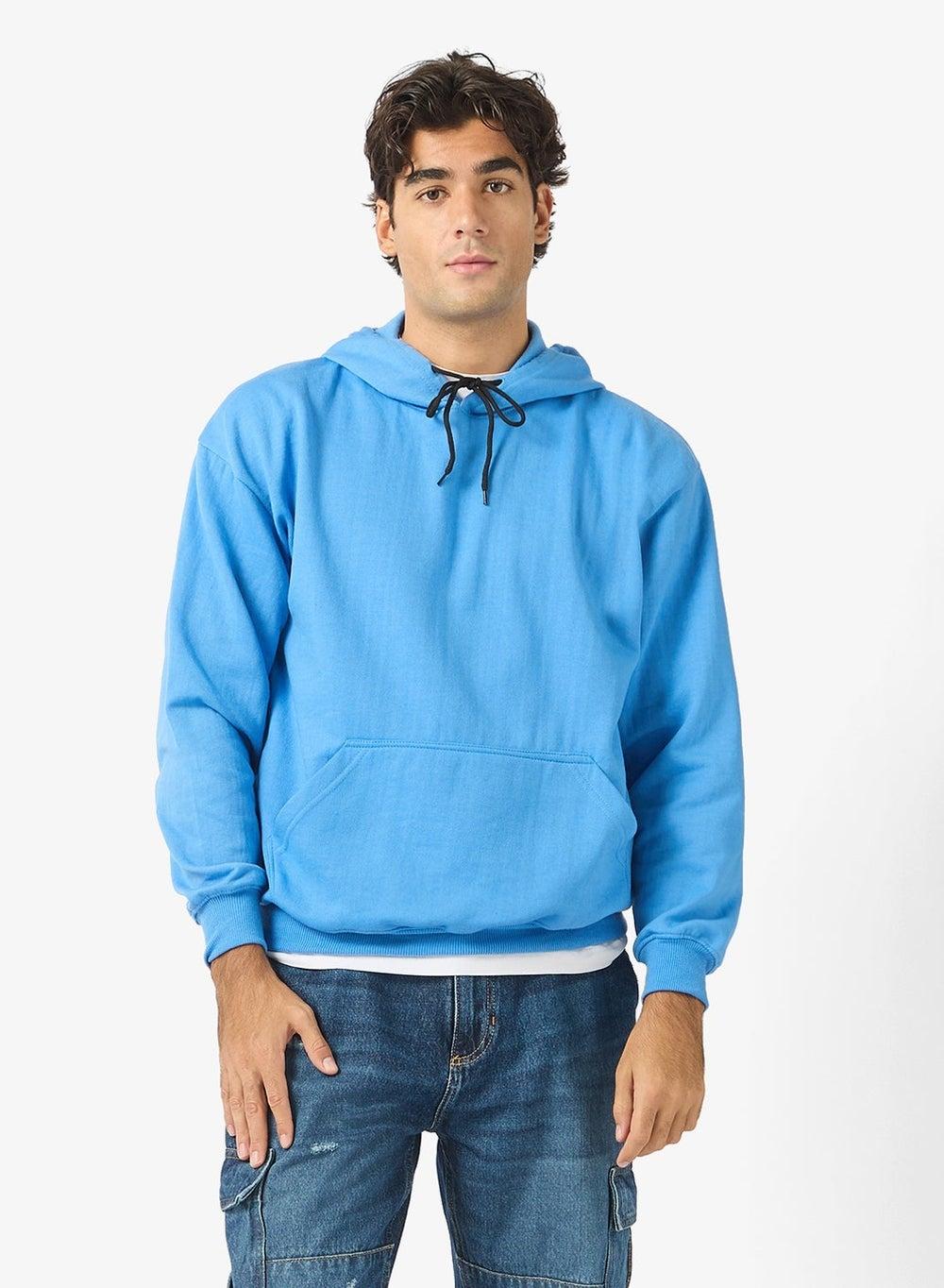 Blue Graphic Print Hoodie Adnhd77 - Image 1