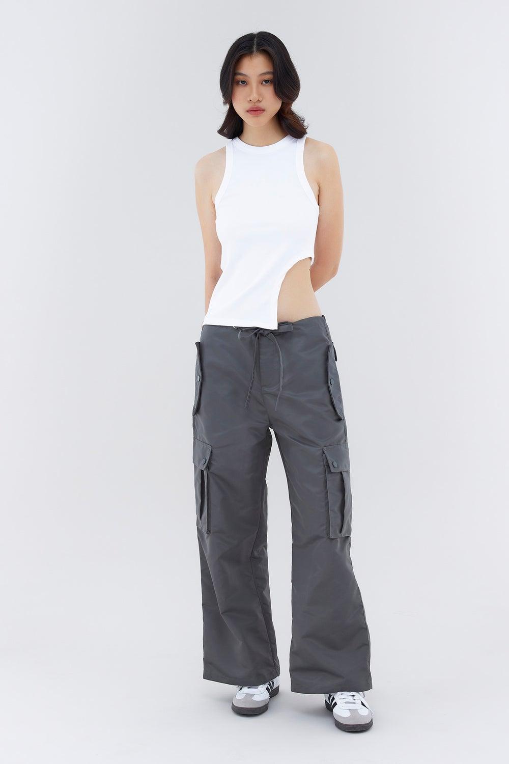 Ofelia Relaxed Wide-Leg Cargo Pants - Image 1