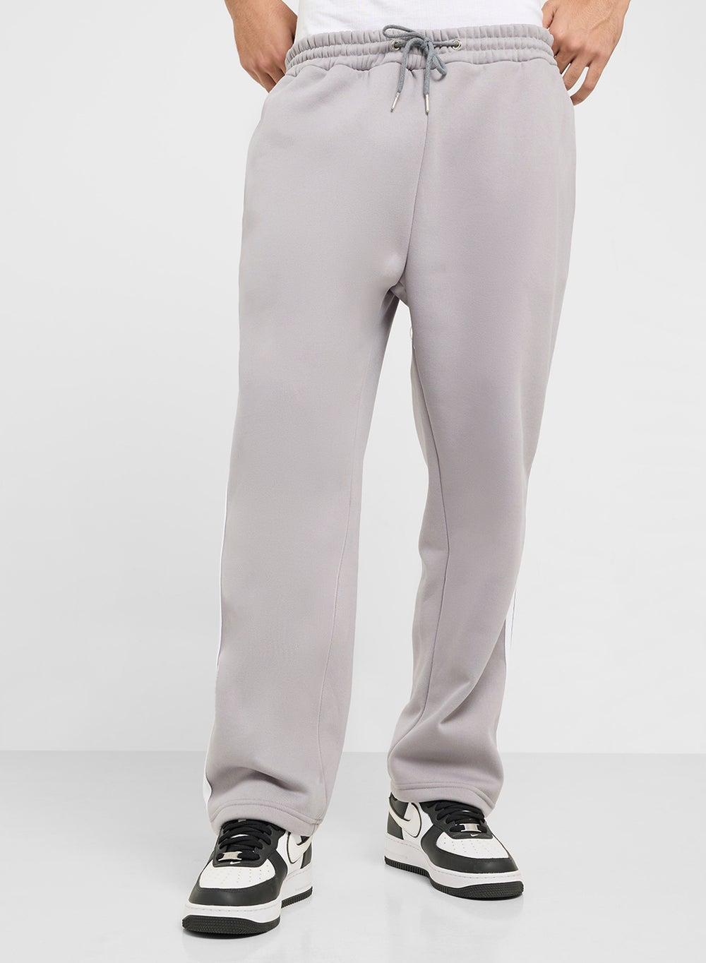 Essential Mid Grey Fleece Joggers Seventy Fivebrave03 - Image 1