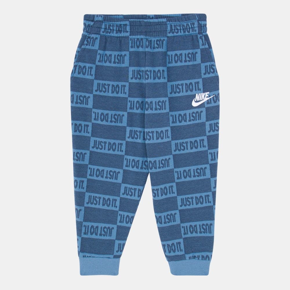 Nike Kids Club Fleece Joggers Blue Straight Fit - Image 1
