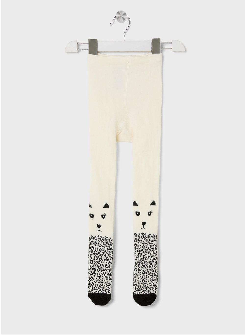 Infant Gesko White Casual Leggings - Image 1