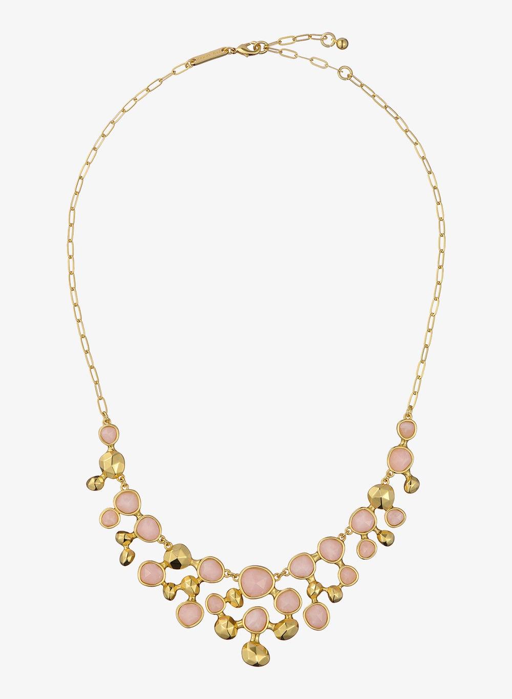 Ted Baker Periela Pink Pebble Stone Necklace Tbj3788 - Image 1