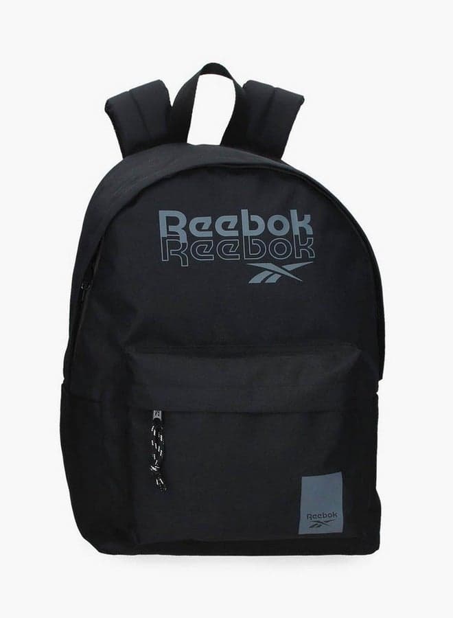 Logo Print School Backpack 570033223020 Black 38x19x43 cm - Image 1
