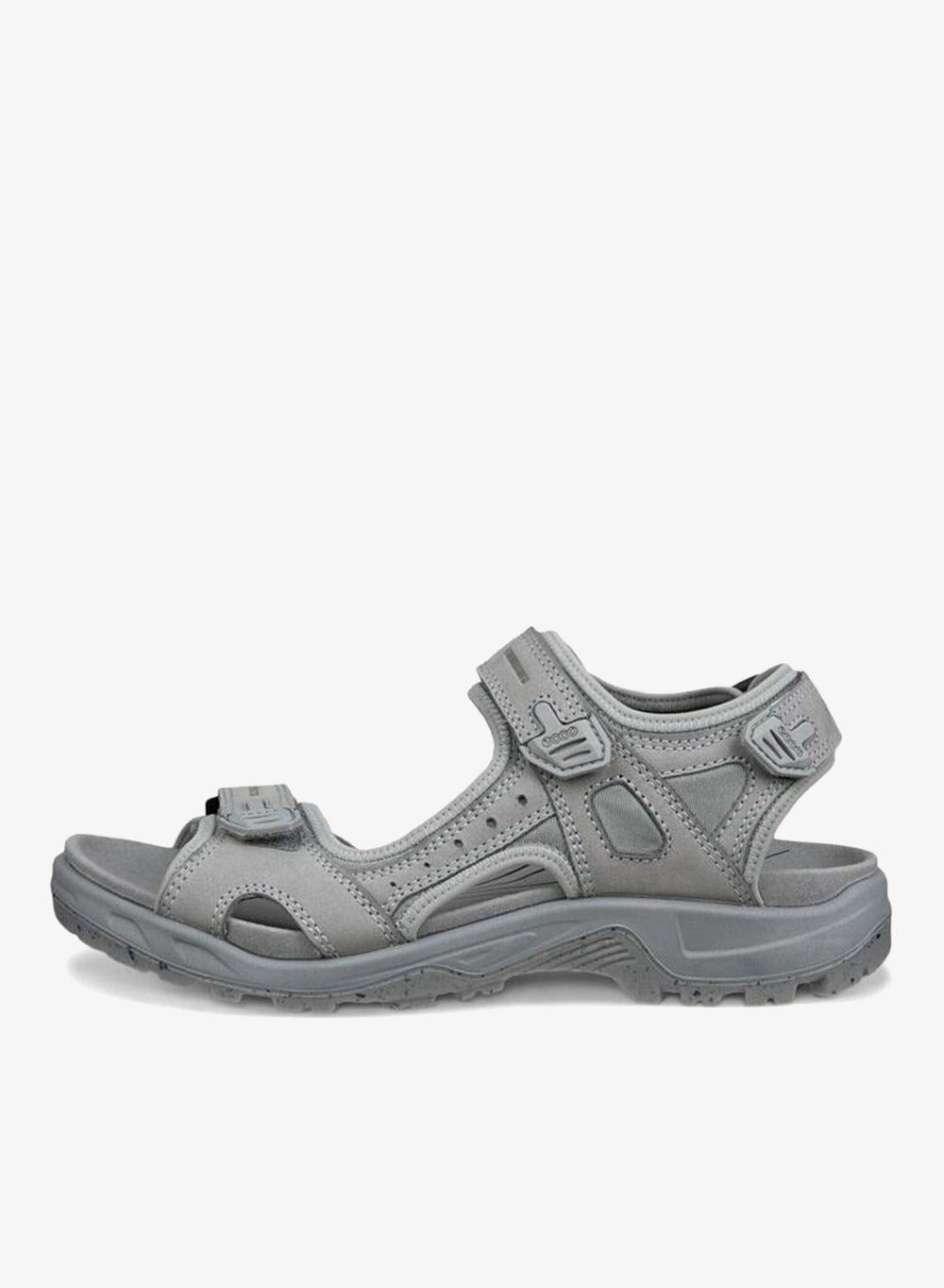 ECCO Offroad Wild Dove Leather Sandals Grey - Image 1