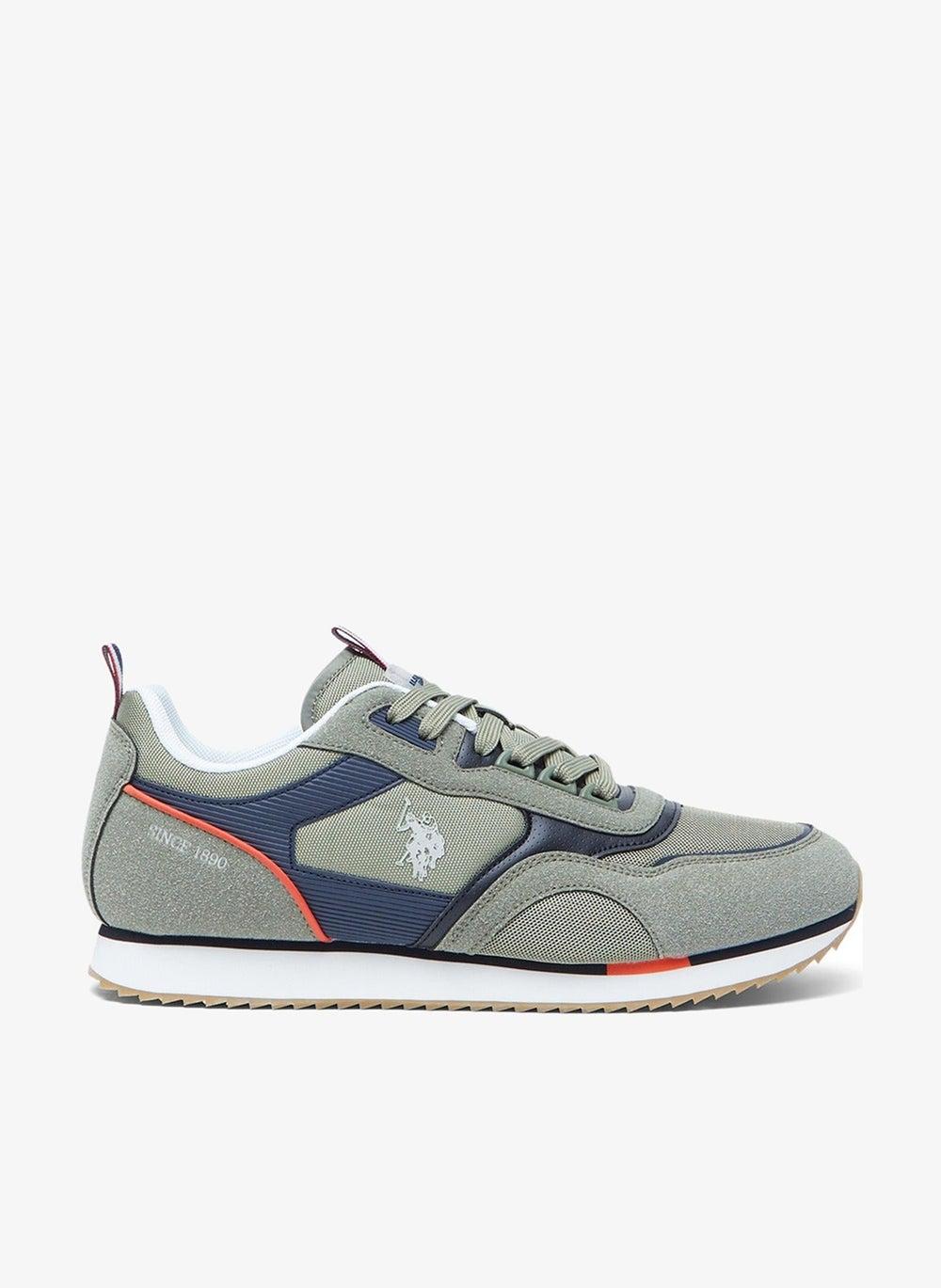Medi Glb 5Fx Khaki Lightweight Low-Top Sneakers - Image 1