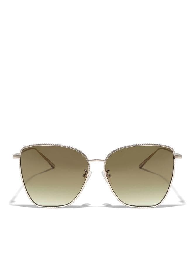 30Sundays Dahlia SW32904 Cat Eye Gold Sunglasses - Image 1