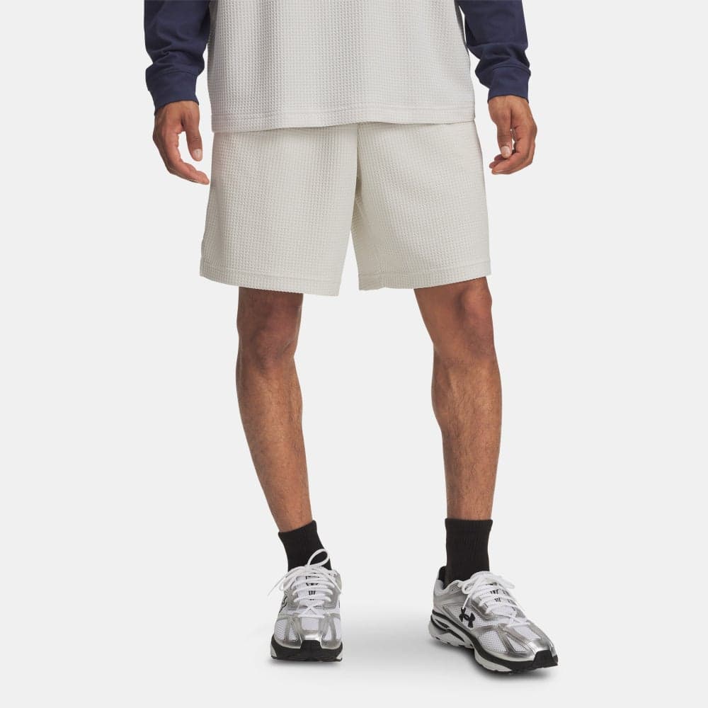 Under Armour Rival Waffle Shorts Ua1383107 White - Image 1