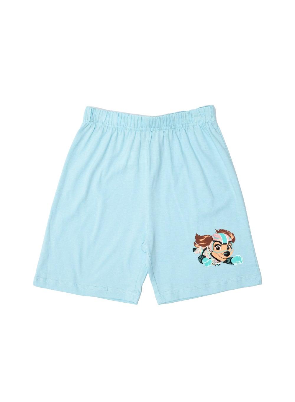 Paw Patrol Blue Girls Shorts - Image 1
