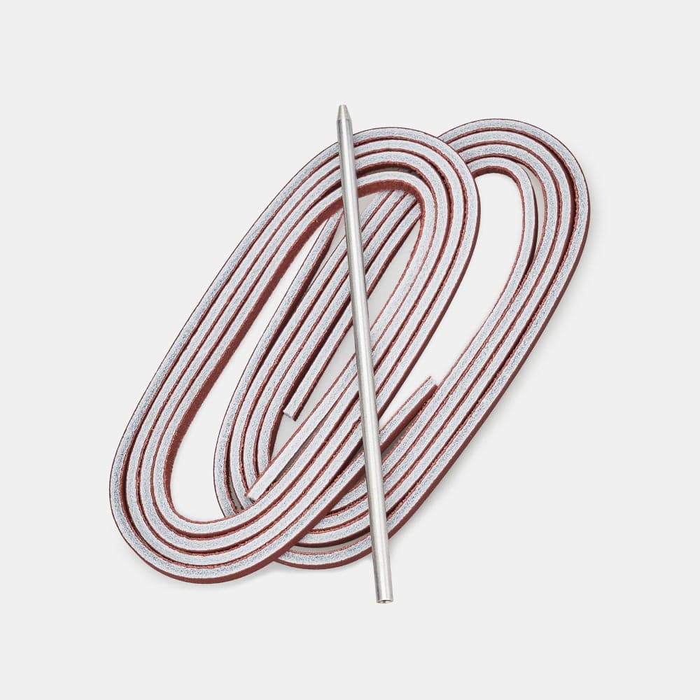 Relace Kit Red Leather Boat Shoe Laces Set - Image 1