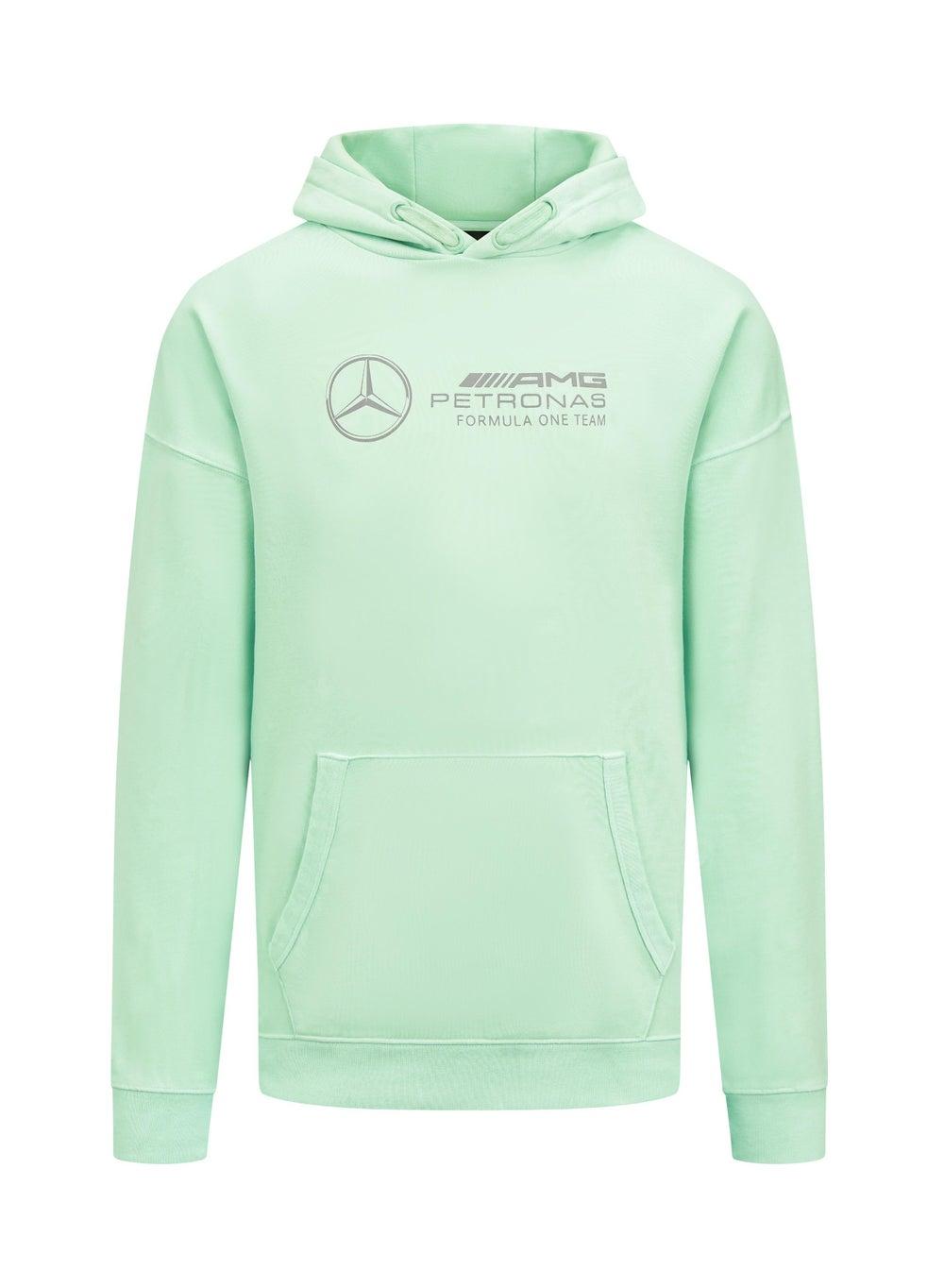 MAPF1 FW Retro Logo Hoodie Pastel Green - Image 1