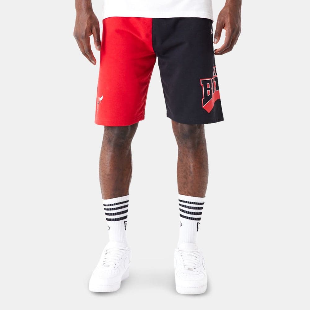 Chicago Bulls New Era Men's Cotton Blend Jogging Shorts - Image 1
