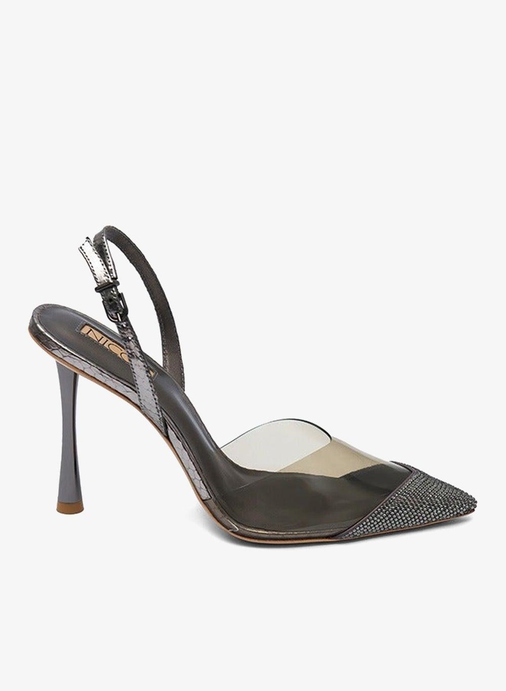 Coletta Gunmetal High Heel Pumps - Image 1