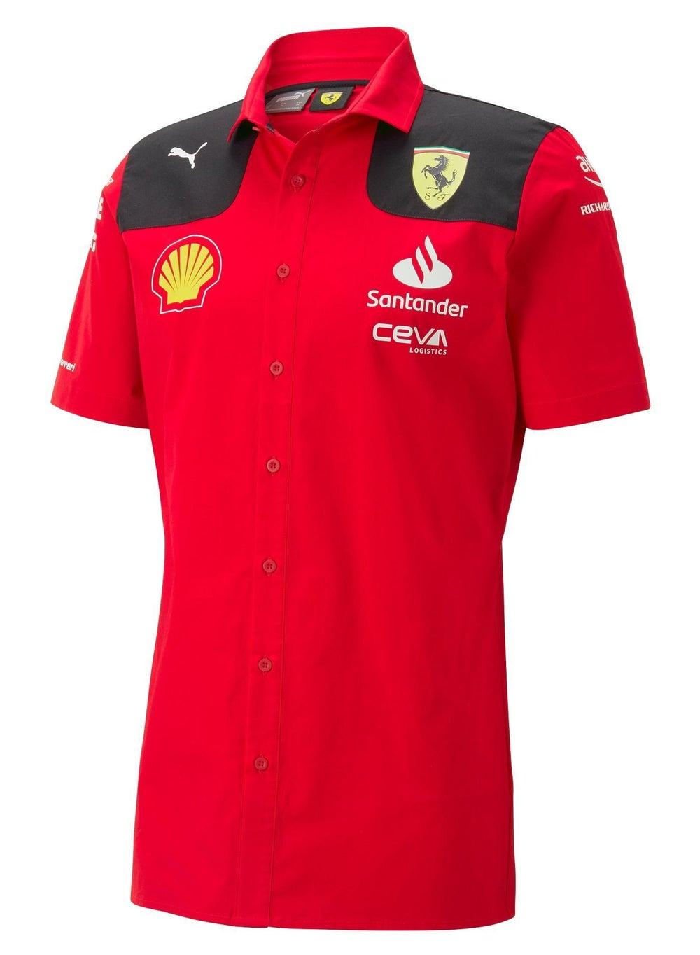 Men’s Red Team Shirt – Classic Fit Collared Style - Image 1