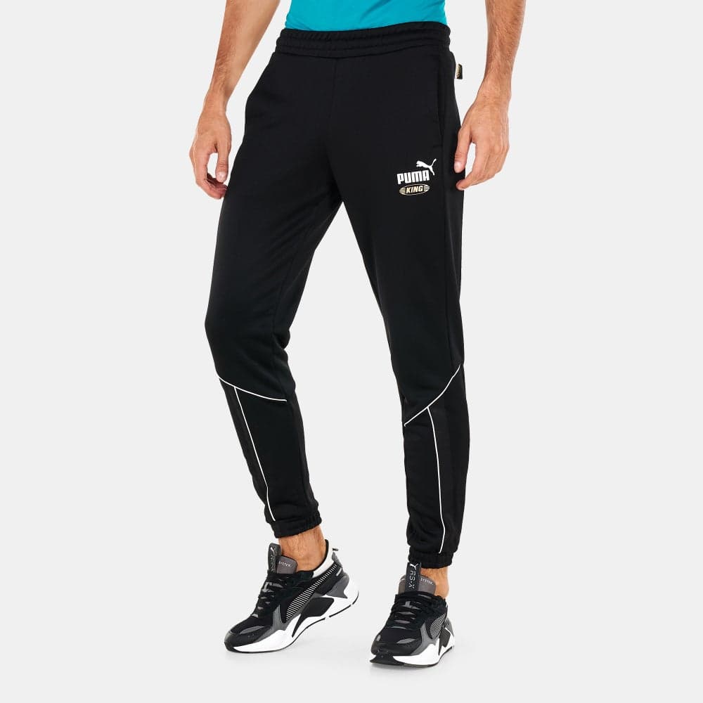 PUMA King Slim Fit Track Pants Black - Image 1