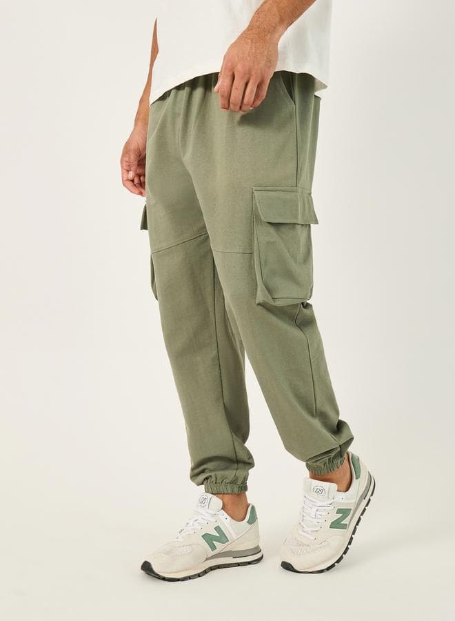 Styli Oversized Cut & Sew Cargo Joggers 7004796015 - Image 1