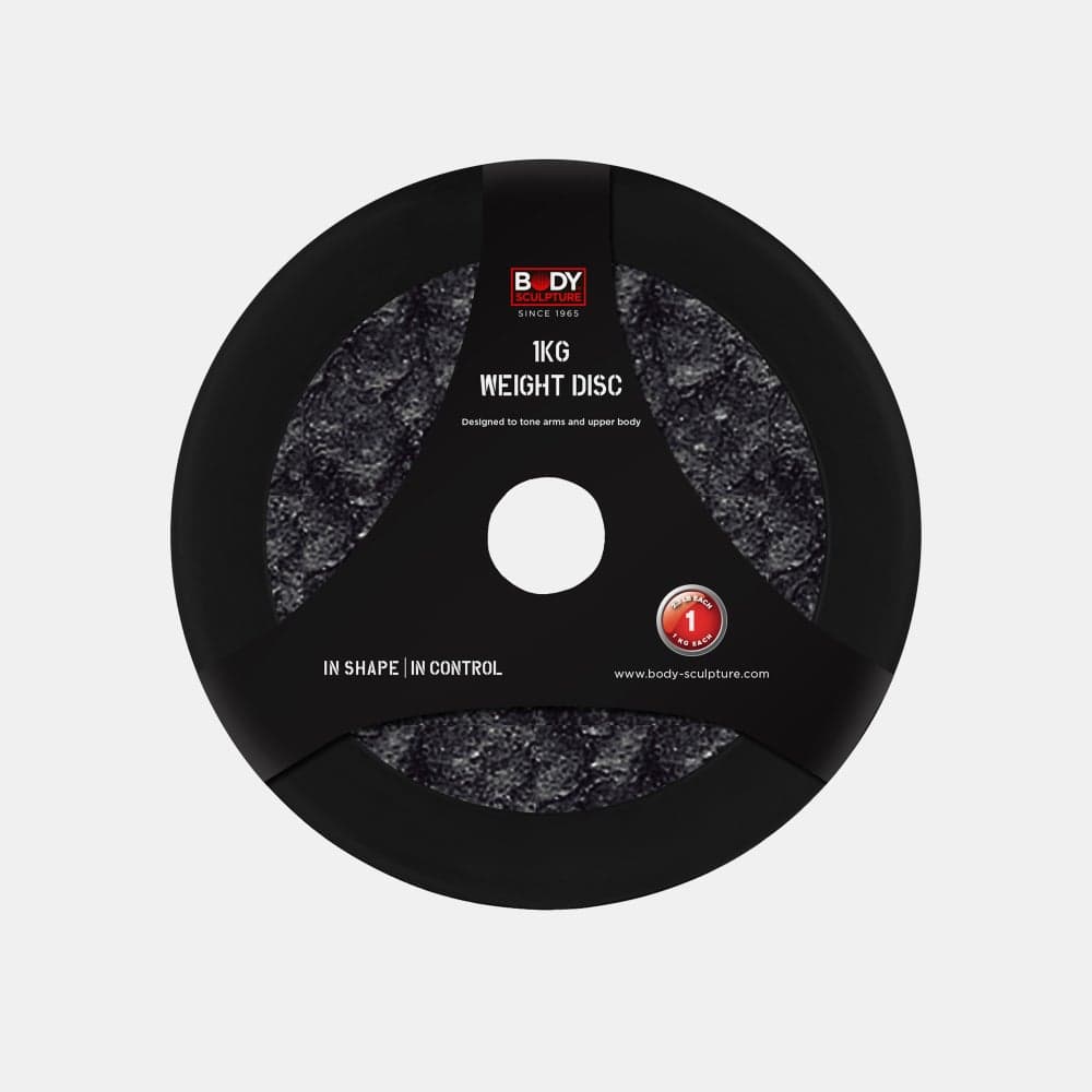 1kg Rubber Weight Plate for Dumbbells & Barbells - Image 1