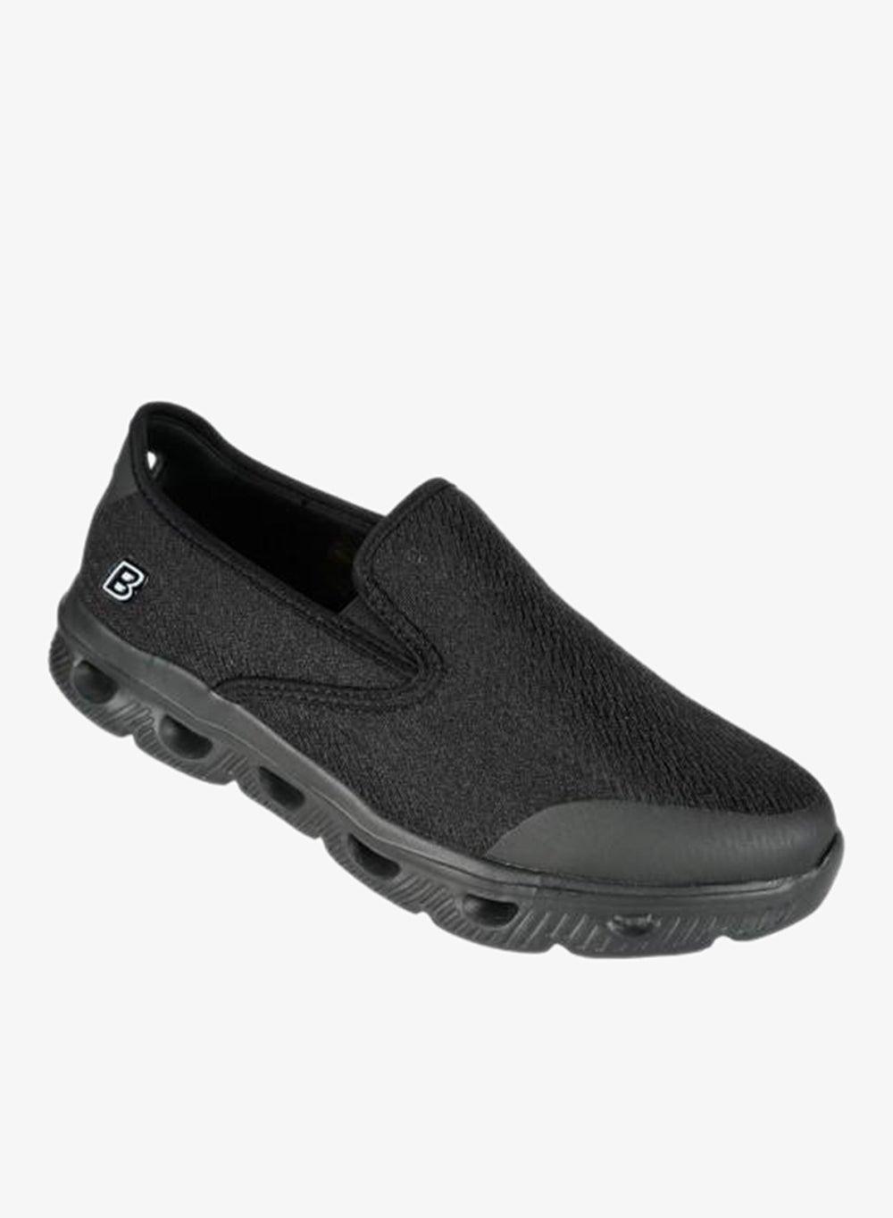 Barjeel 008-3496 Black Slip-On Casual Sneakers - Image 1