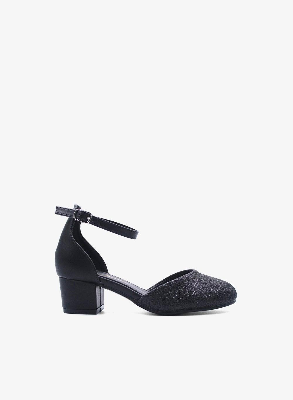 D' Daniela Midnight Sparkle Mid-Heel Sandals - Image 1