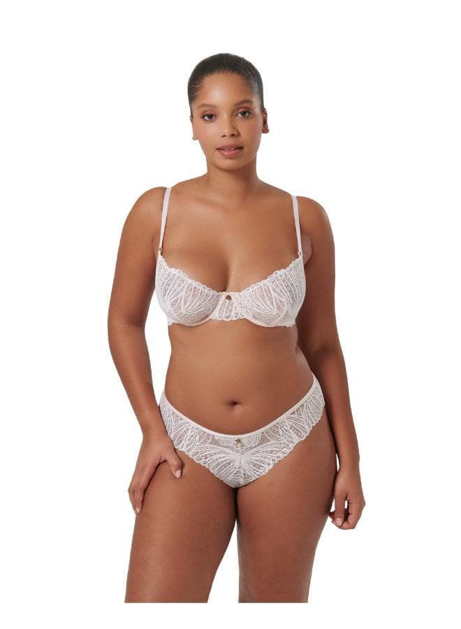 Peyton Pearl Pink Lace Wired Balconette Bra 42579 - Image 1