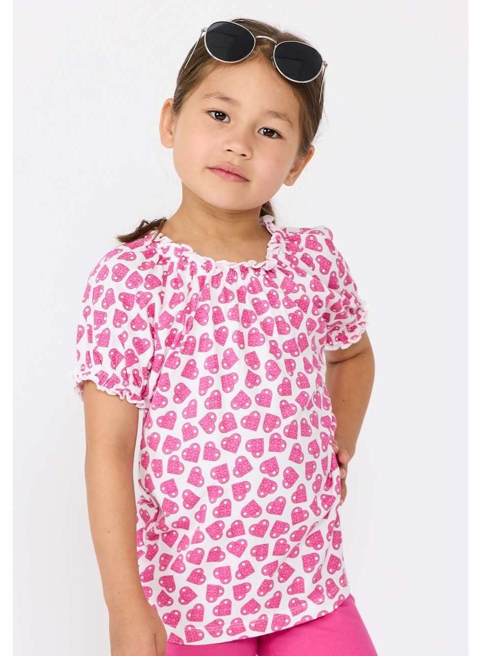 LEGO LWTAJA 200 Girls Pink Short Sleeve T-Shirt - Image 1