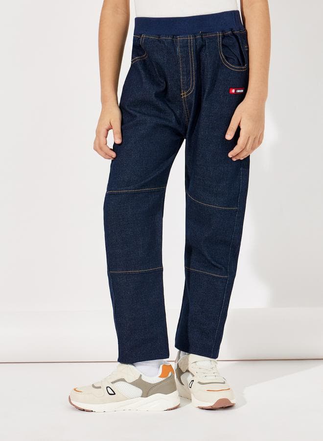 Boys Slim Fit Dark Denim Jeans 2111976103 - Image 1