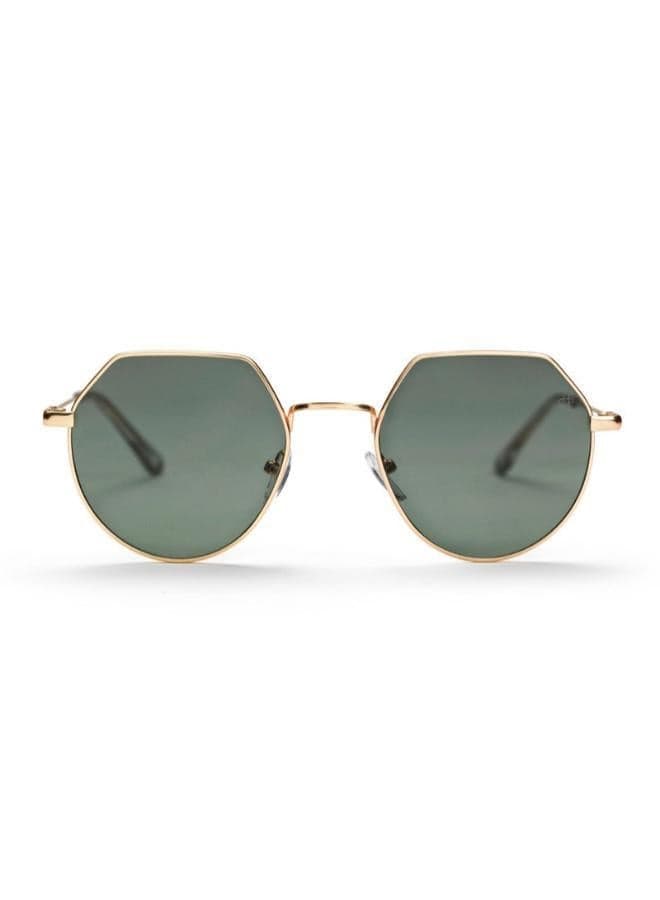 BILLY Green Lens Unisex Sunglasses - Image 1