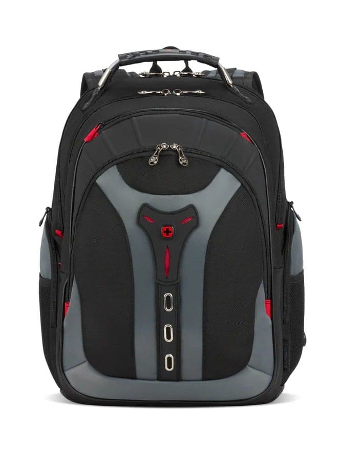 Pegasus 17" Laptop Backpack Black/Grey Smart Organizer - Image 1