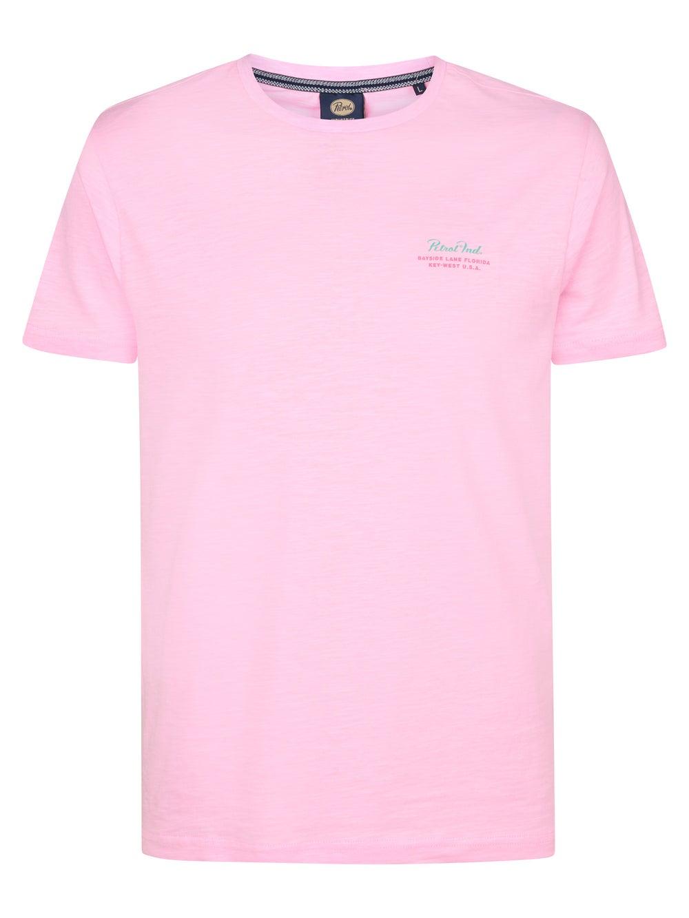 Men’s Ice Pink Organic Cotton Graphic T-Shirt - Image 1