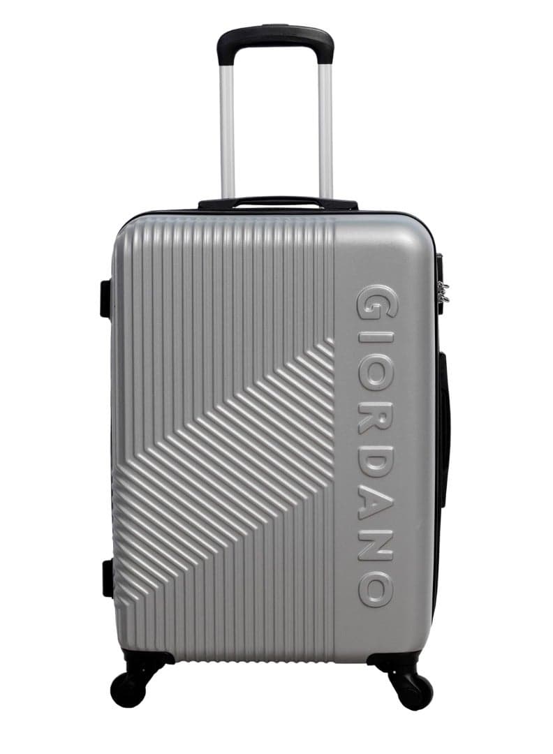GIORDANO 28" Silver ABS Spinner Suitcase with Lock - Image 1