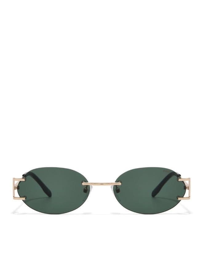 BlackOut CLIO Green Lens Sunglasses - Image 1