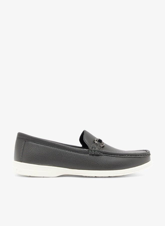 Nmc 018 Grey Casual Trim Loafer - Image 1