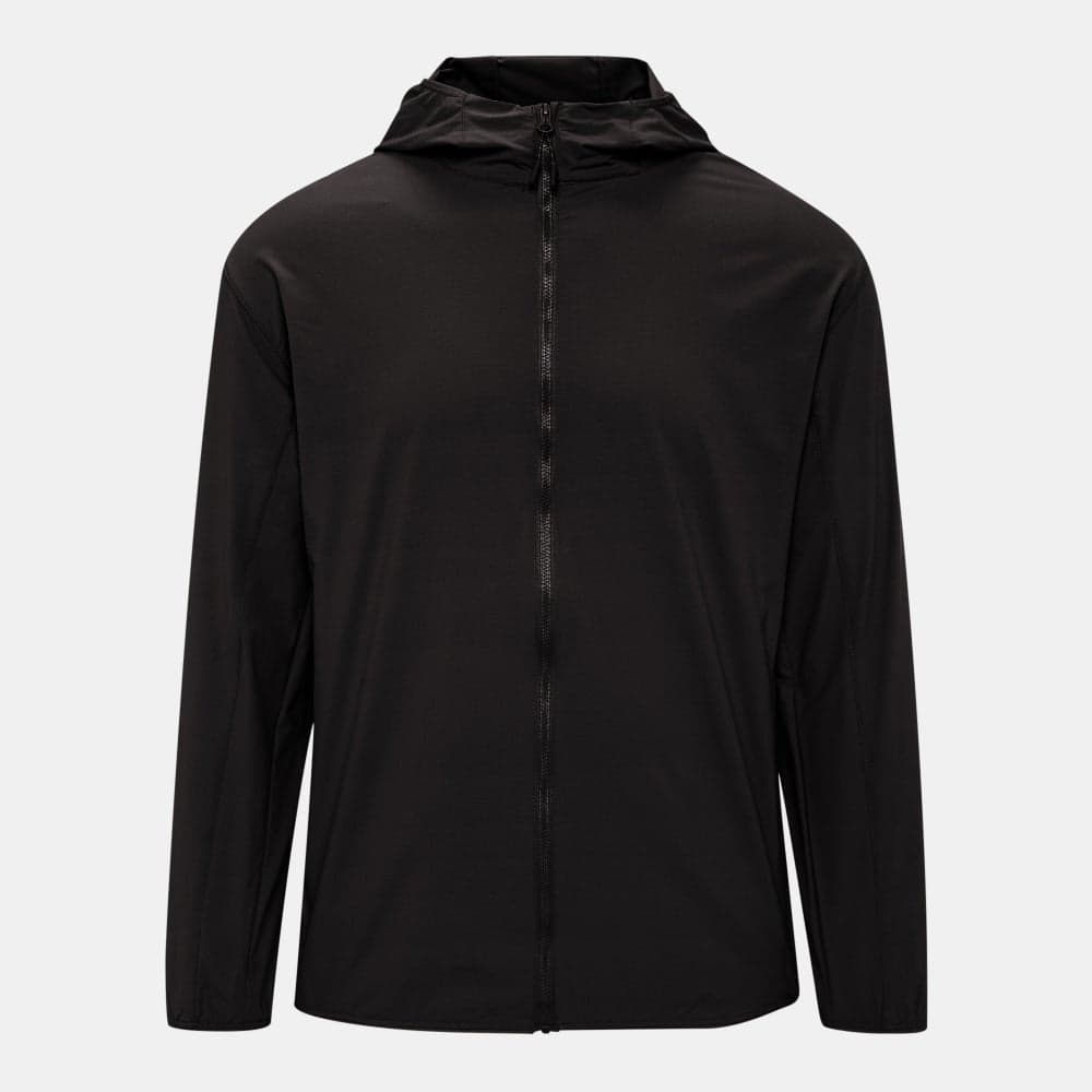 Men’s Classic Shell Parka Jacket Black Training Fit - Image 1