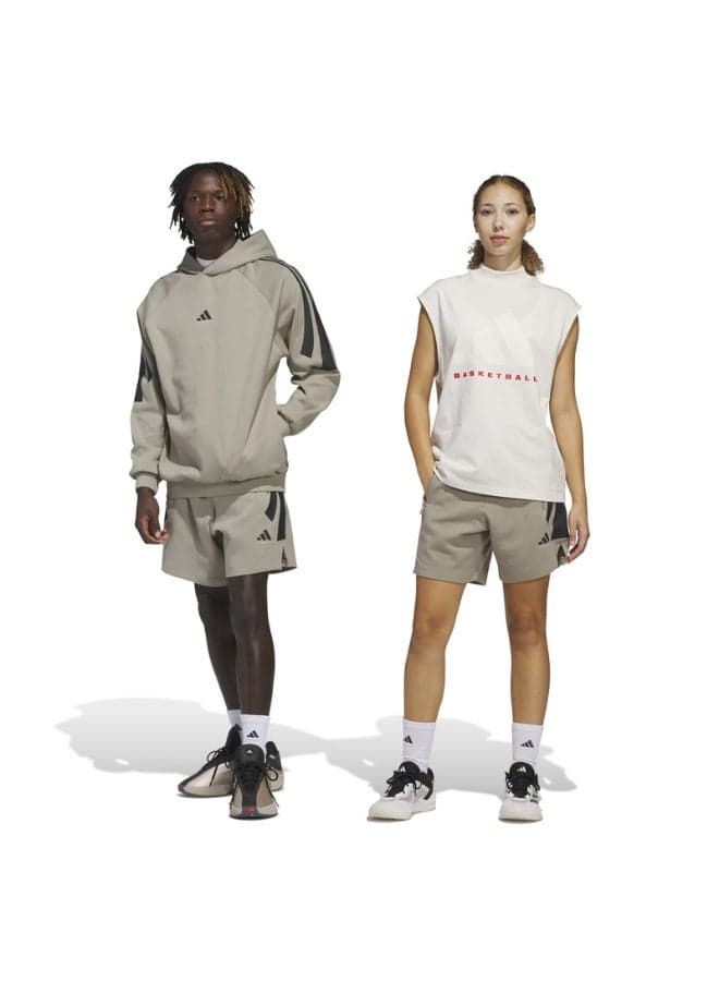 ADI BB SP SHORT Beige Originals Unisex Basketball Shorts - Image 1