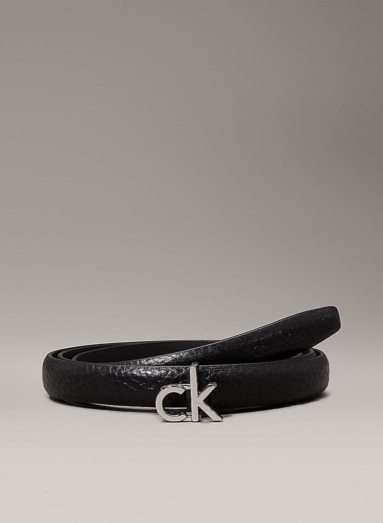 Calvin Klein K60K612858 Pebble Thin Belt 1.5cm - Image 1