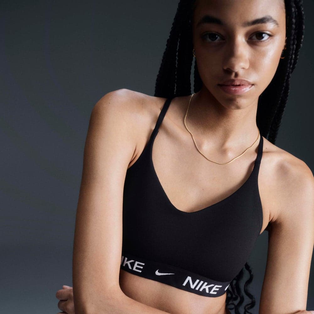 Nike Indy Light Support Training Sports Bra Black - Image 1
