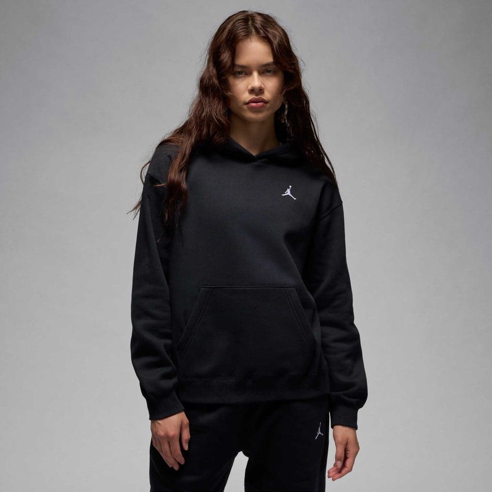 Jordan Brooklyn Fleece Hoodie Nkfv7071 010 Black - Image 1