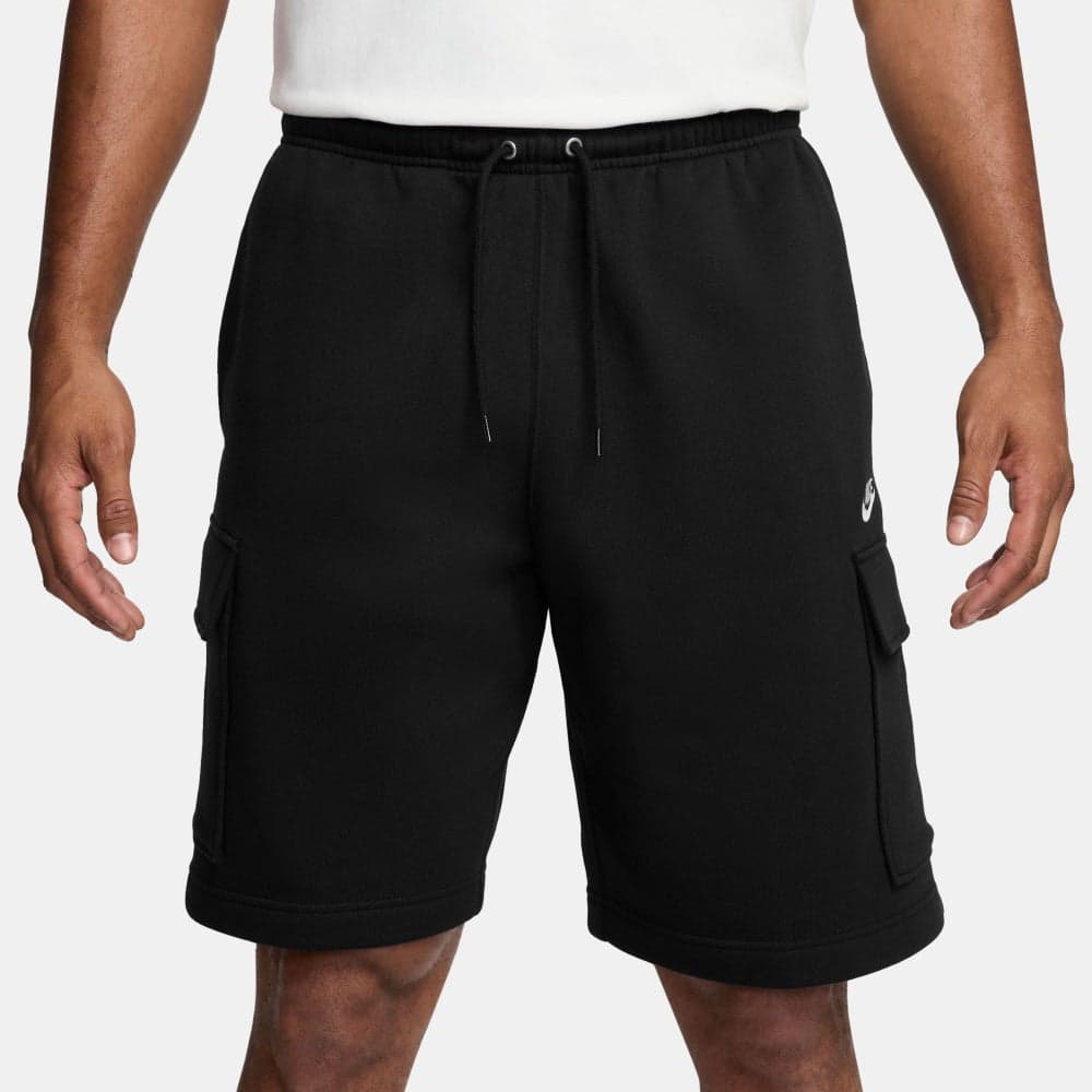 Nike Club Cargo Shorts Nkfn3525 Black Fleece Comfort - Image 1