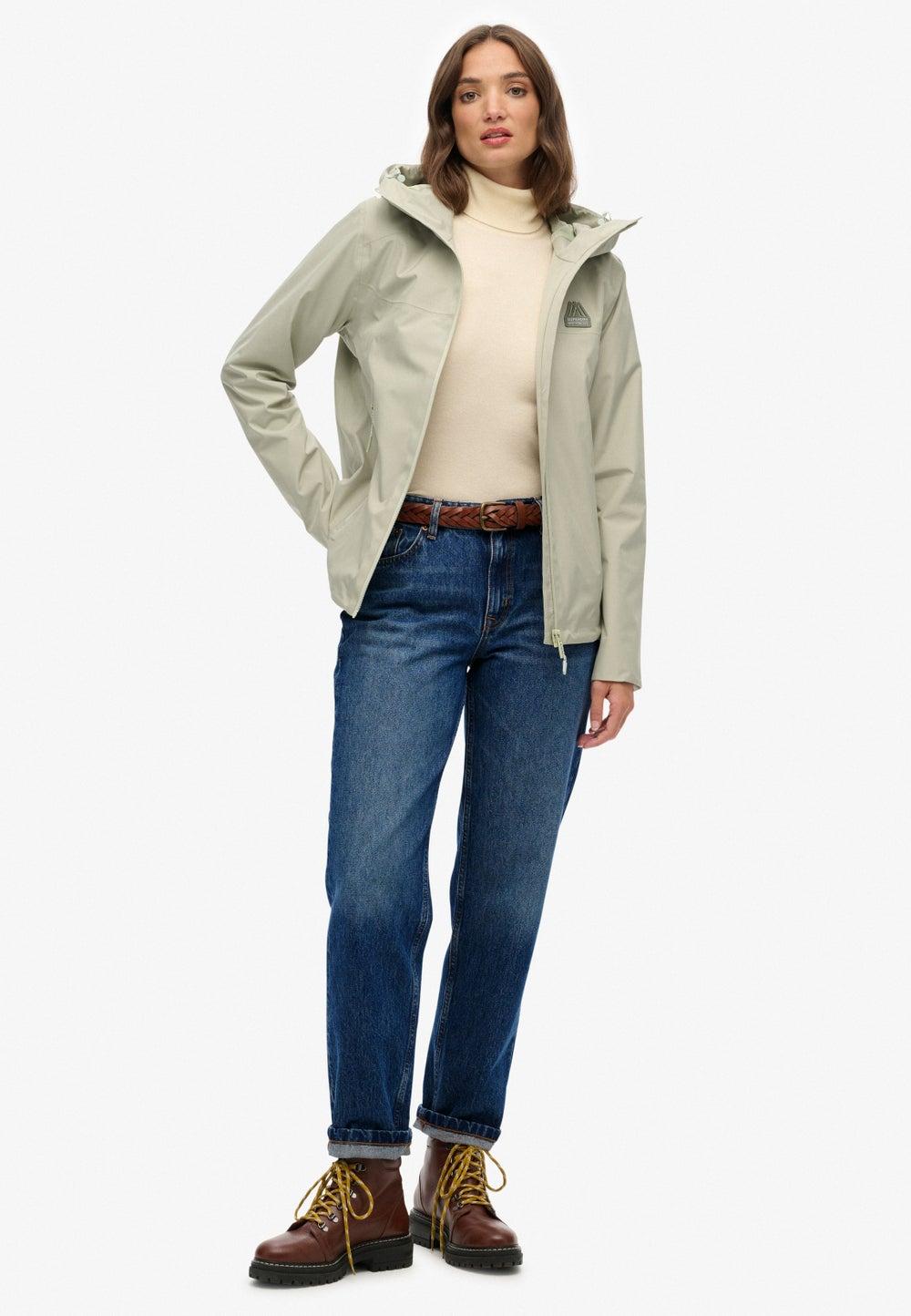 Black Waterproof Jacket – Sleek Slim Fit Comfort - Image 1