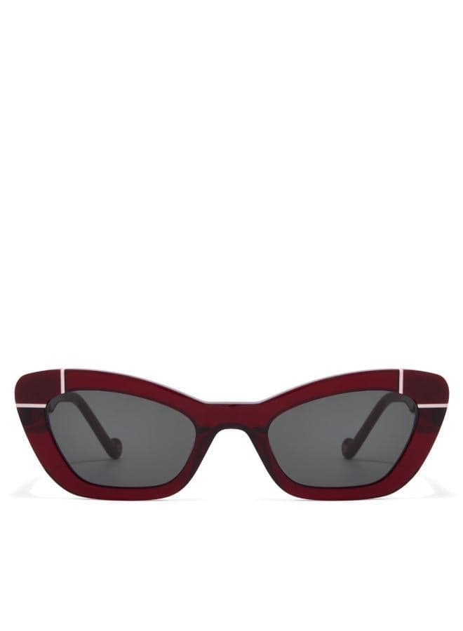 30Sundays MARISOL Cat Eye Burgundy Sunglasses Sw32607 - Image 1