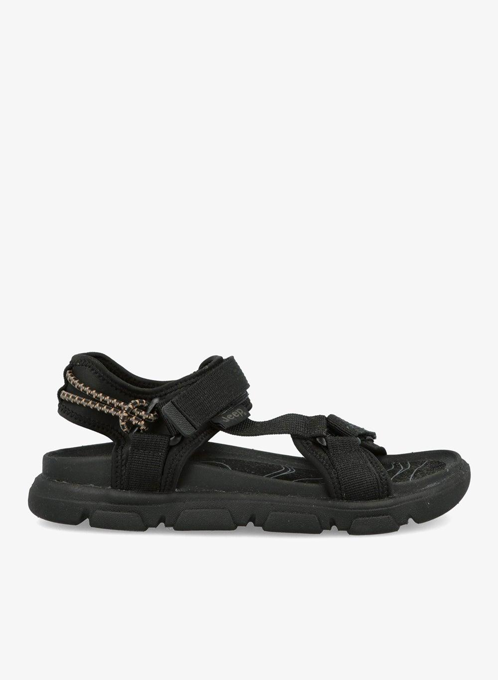 Jeep Pampa New Sandal Black Adventure Flats - Image 1