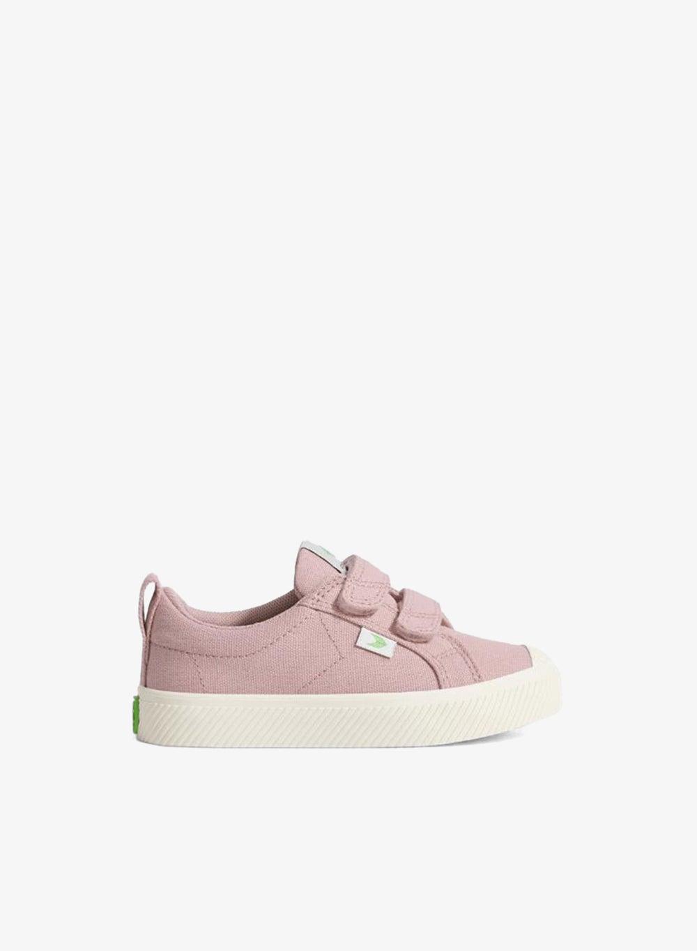 OCA Low Rose Canvas Kids Vegan Sneakers - Image 1