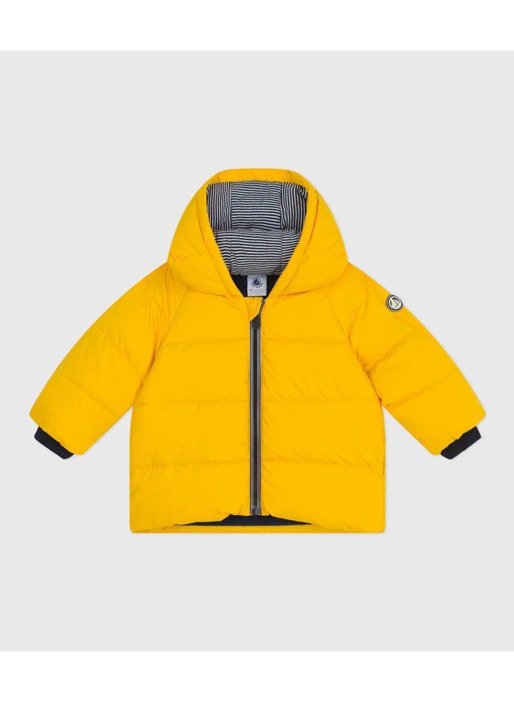 Baby Plain Puffer Jacket Jaune Classic Fit - Image 1