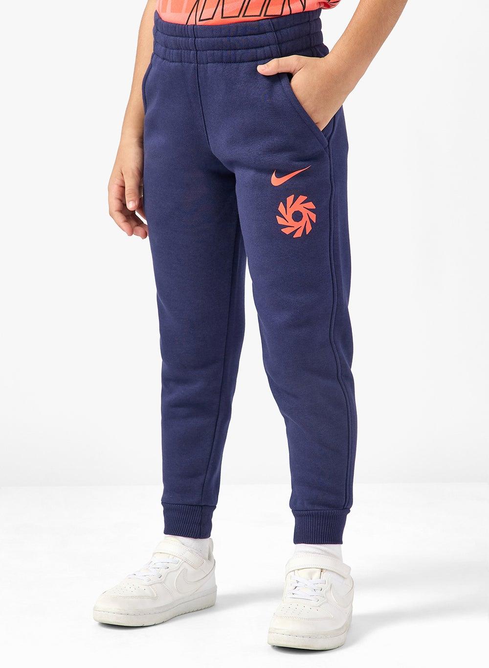 Youth Club Fleece Sweatpants HV0211 498 Navy Slim Fit - Image 1