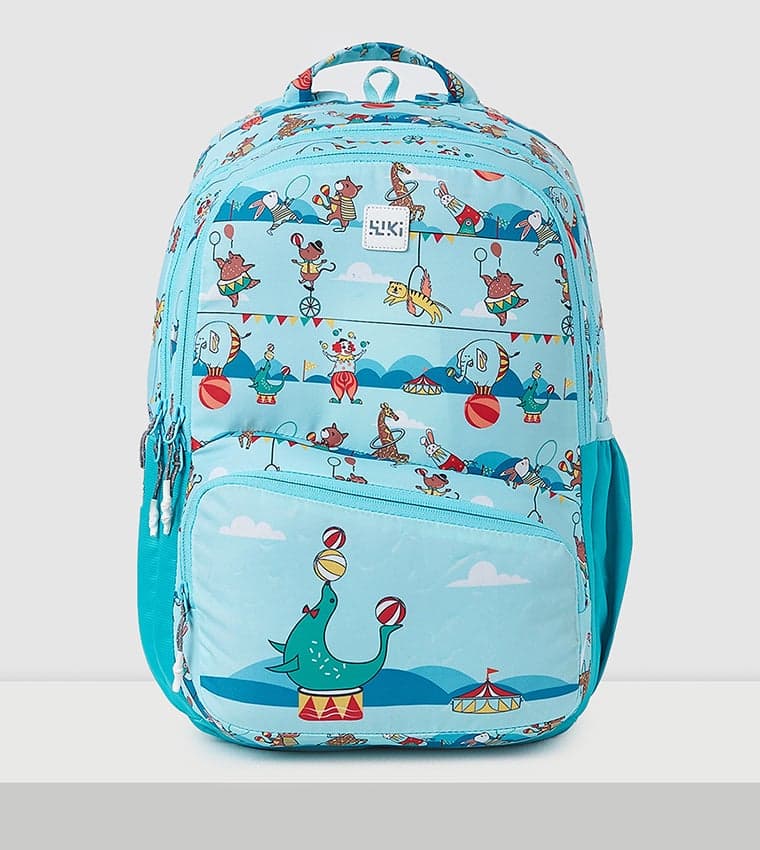 Wiki Champ 4 Circus Turquoise Graphic Backpack - Image 1