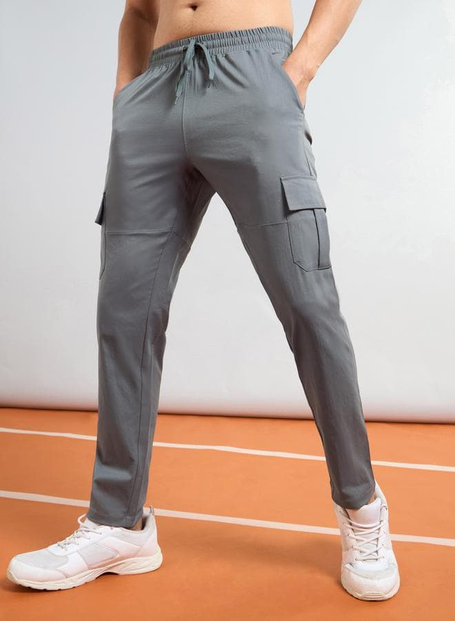 Technosport TS FLEXI Grey Relaxed Fit Cargo Pants - Image 1