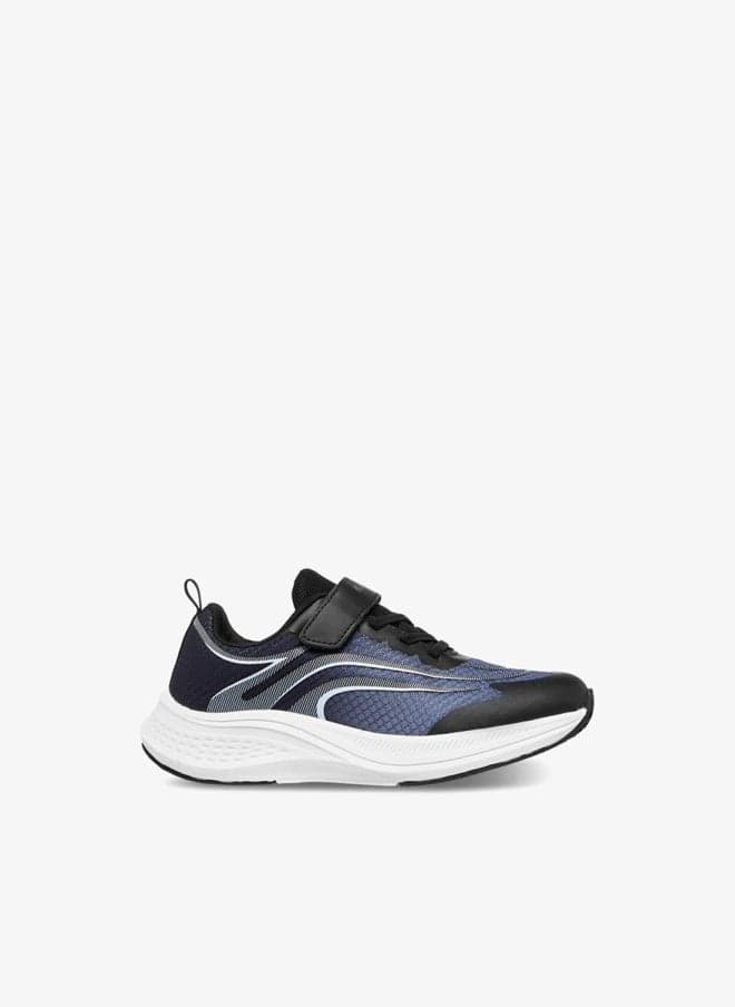 Boys Black Sports Shoes Sr1546 Bp Hook & Loop - Image 1