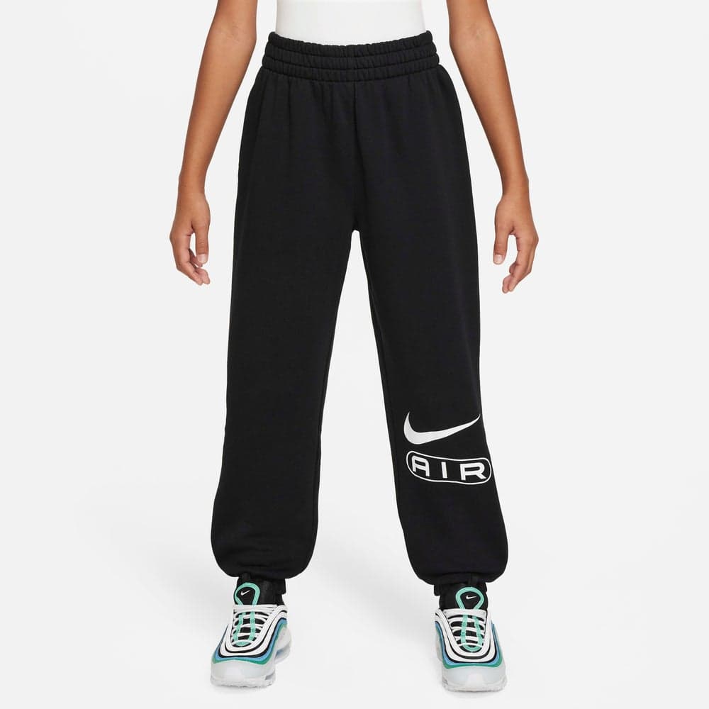 Girls Air Trousers Black High-Rise Straight Fit - Image 1